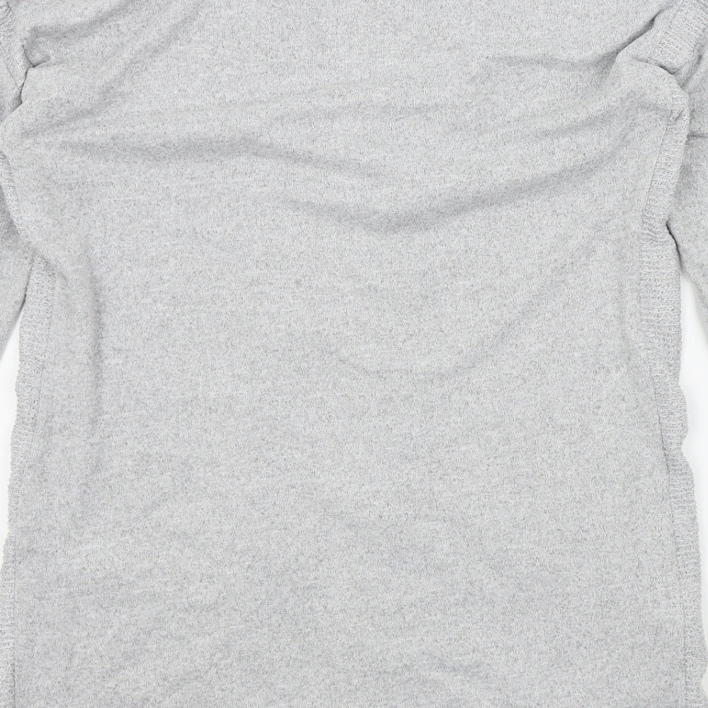 M&S Womens Grey Cardigan Jumper Size 12