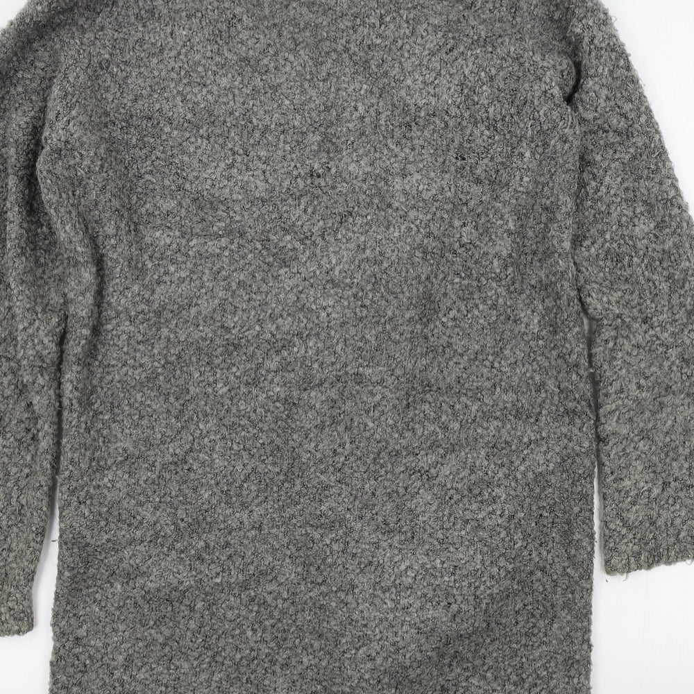 Papaya Womens Grey Cardigan Jumper Size S