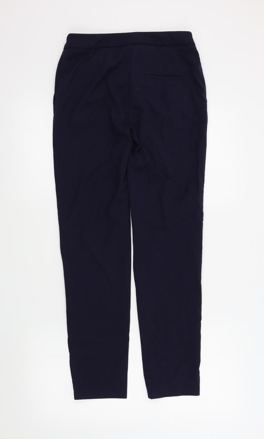 H&M Womens Blue Trousers Size 34 L29 in