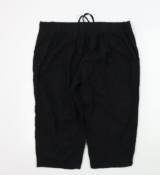 Insignia Womens Black Trousers Size 18 L20 in