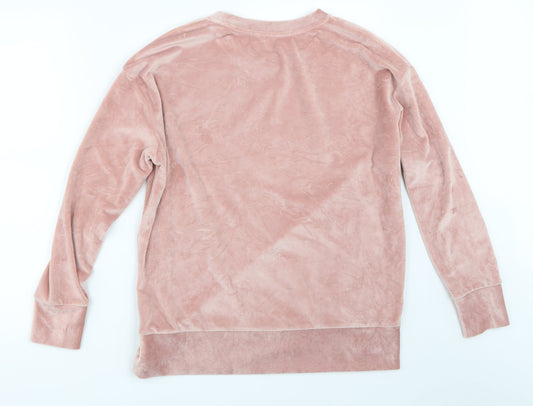 George Womens Pink Pullover Sweatshirt Size 12