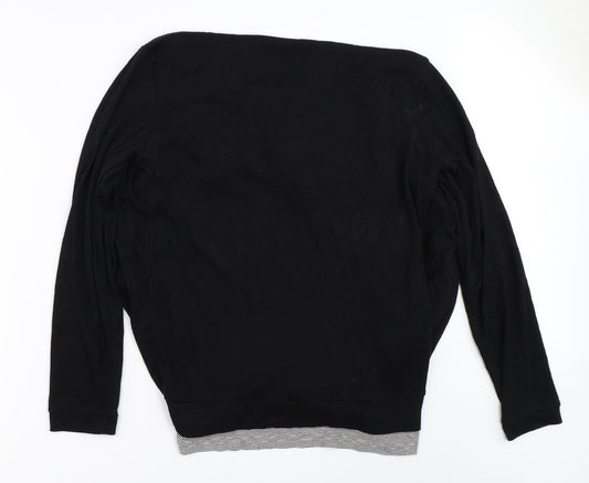Preworn Womens Black Pullover Jumper Size M