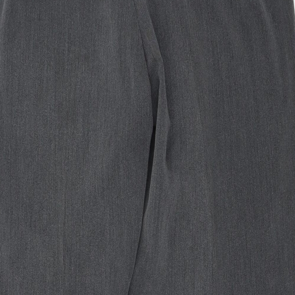 BM Womens Grey Trousers Size 14 L27 in