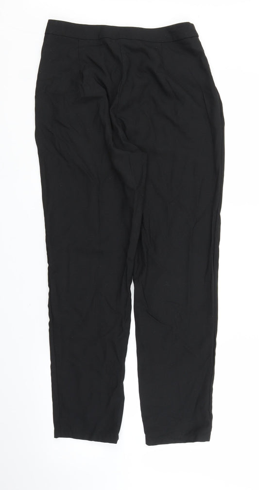 Preworn Womens Black Trousers Size M L24 in