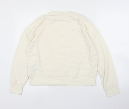 H&M Womens Ivory Basic Blouse Size S