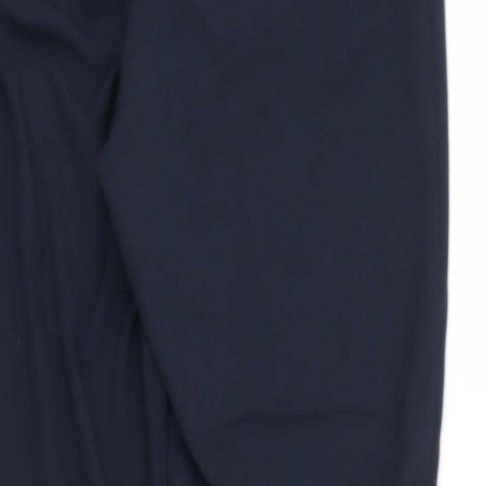 M&S Womens Blue Bloomer Trousers Size 12 L24 in