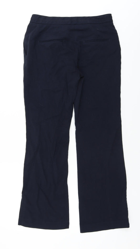 NEXT Womens Black Trousers Size 10 L26 in