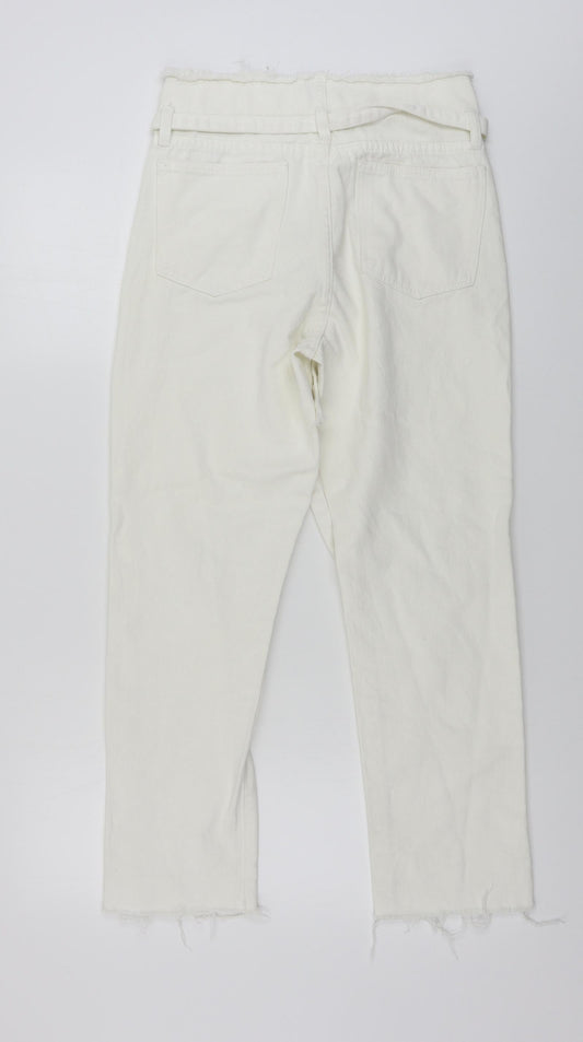 redal Womens White Skinny Jeans Size 8 L25 in