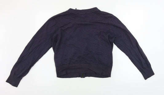 Louche Womens Blue Cardigan Jumper Size 14