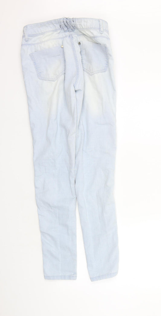 LEXI Womens Blue Skinny Jeans Size 24 L30 in