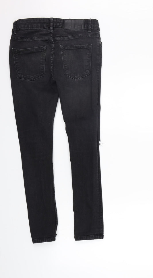River Island Womens Black Skinny Jeans Size 30 in L30 in