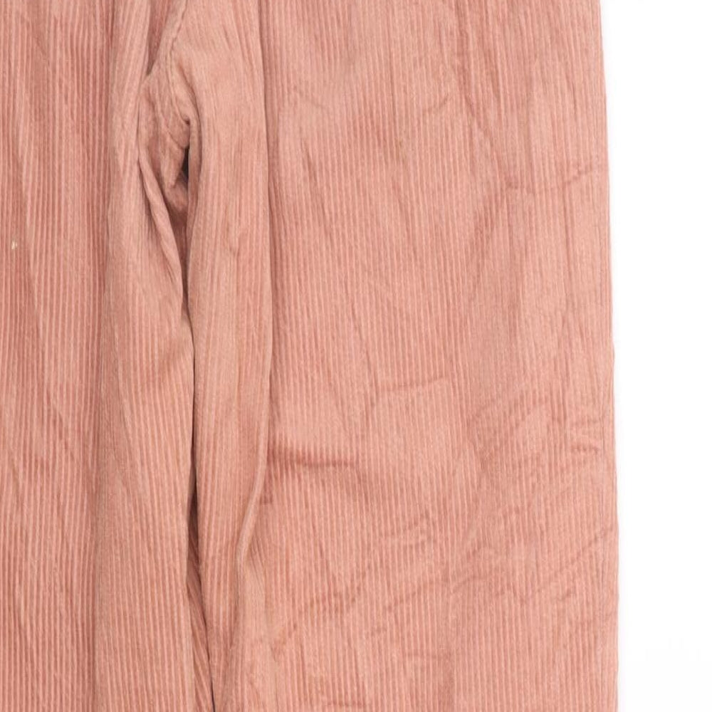 Stradivarius Womens Orange Trousers Size 8 L27 in