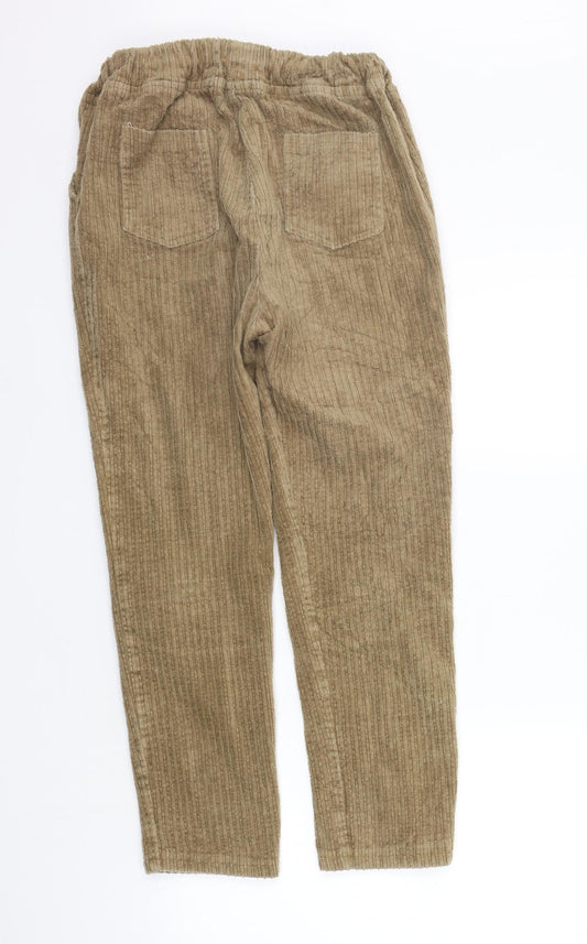 Preworn Womens Beige Trousers Size 2XL L25 in - Elastic Waist Band