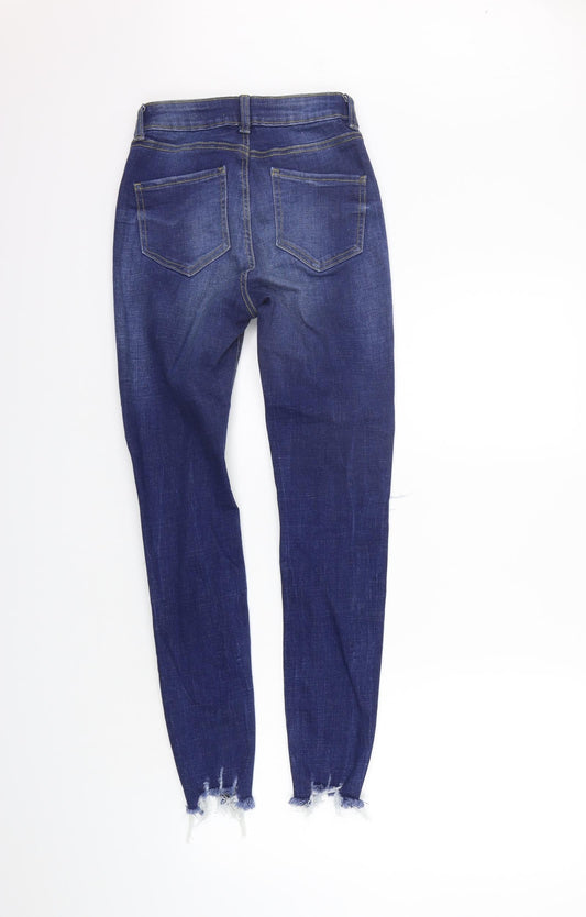deniem & co Womens Blue Straight Jeans Size 8 L27 in