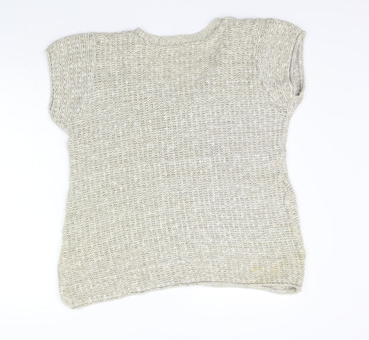 Matalan Womens Beige Pullover Jumper Size 18