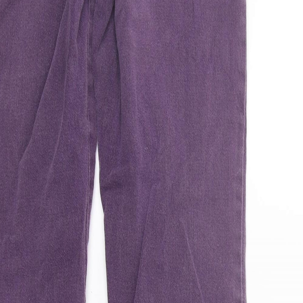 Max & Liu Womens Purple Trousers Size L L31 in