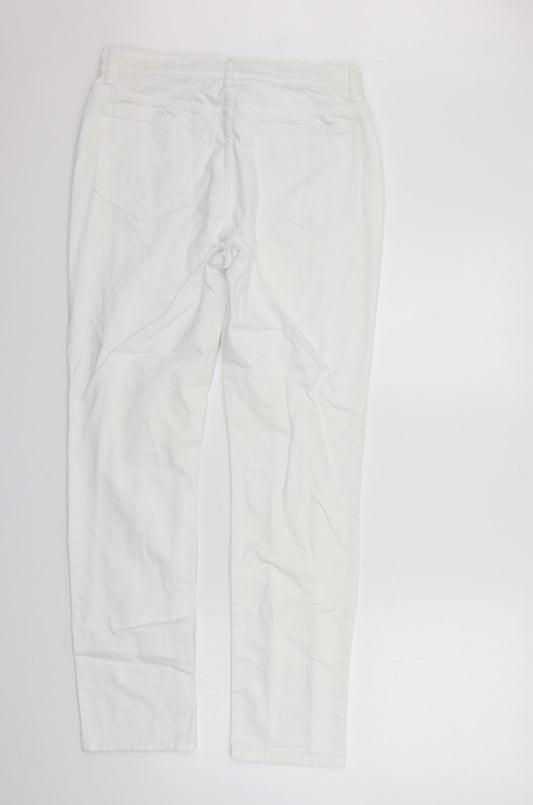 Artigiano Womens Silver Trousers Size 12 L29 in