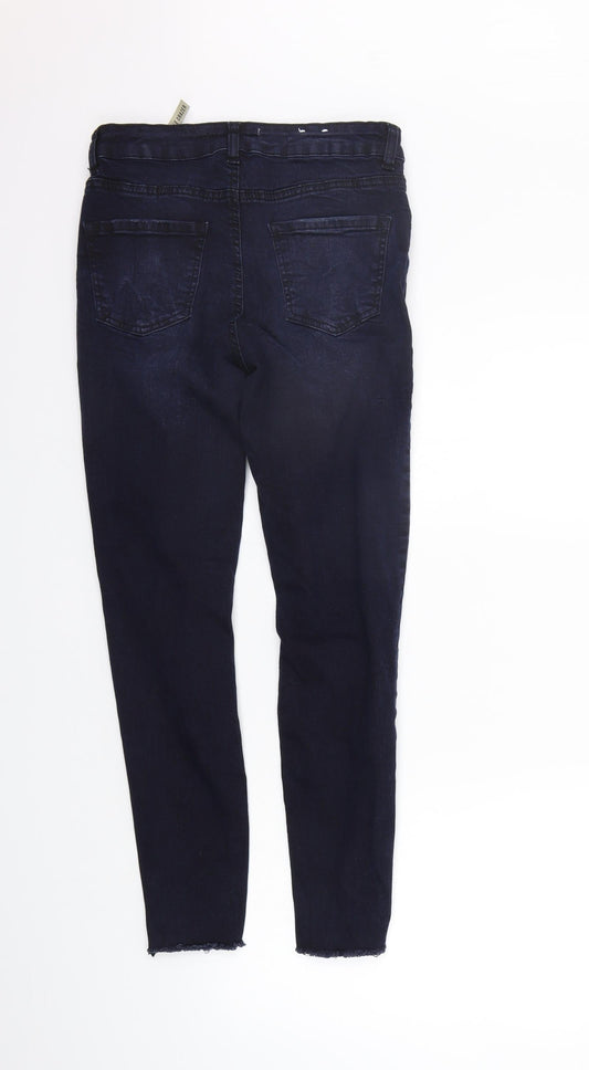 New Look Womens Blue Jegging Trousers Size 10 L27 in