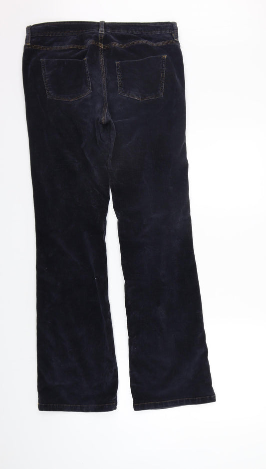 HIJKLM Womens Blue Trousers Size 14 L29 in