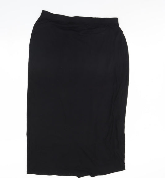 e Womens Black Flare Skirt Size 16
