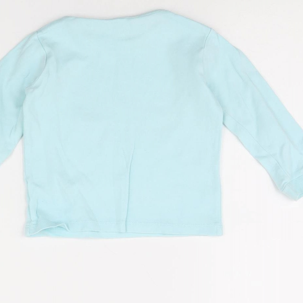 George Girls Blue Pullover Jumper Size 12-18 Months - Disney
