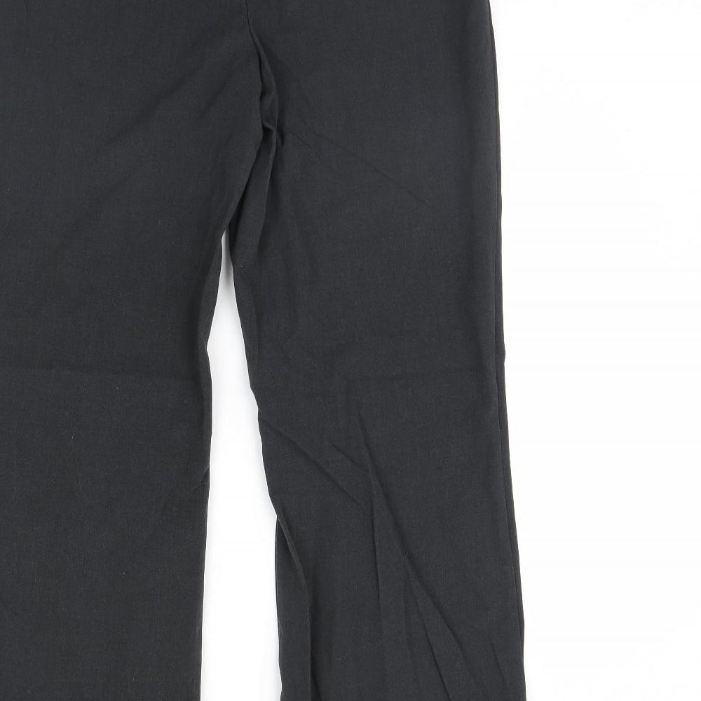 m&s Womens Grey Dress Pants Trousers Size 12 L30 in