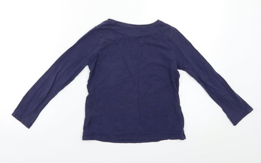 Nutmeg Boys Blue Basic T-Shirt Size 6-7 Years