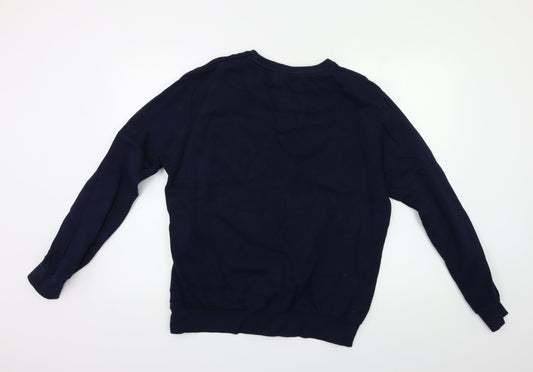Outcast Womens Blue Pullover Sweatshirt Size L - Amsterdam