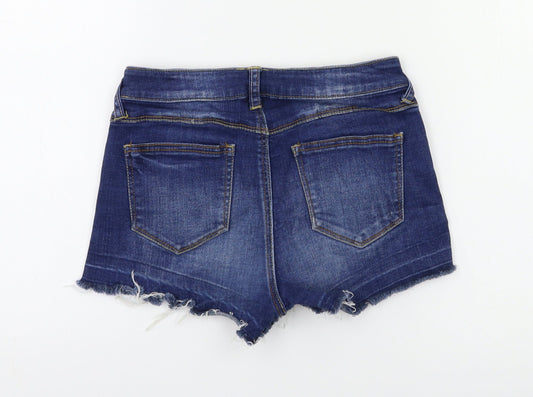 Rewash Womens Blue Hot Pants Shorts Size 6
