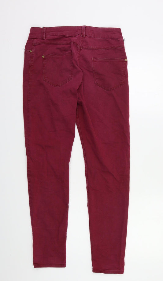 M&S Womens Purple Jegging Jeans Size 10 L27 in