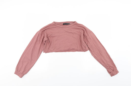 PRETTYLITTLETHING Womens Purple Pullover Sweatshirt Size 6