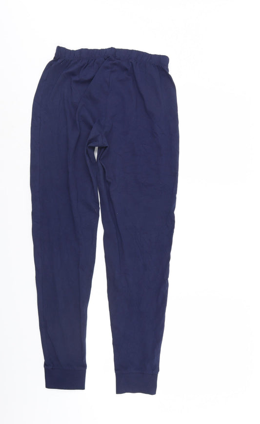 Preworn Womens Blue Pedal Pusher Trousers Size M L28.5 in