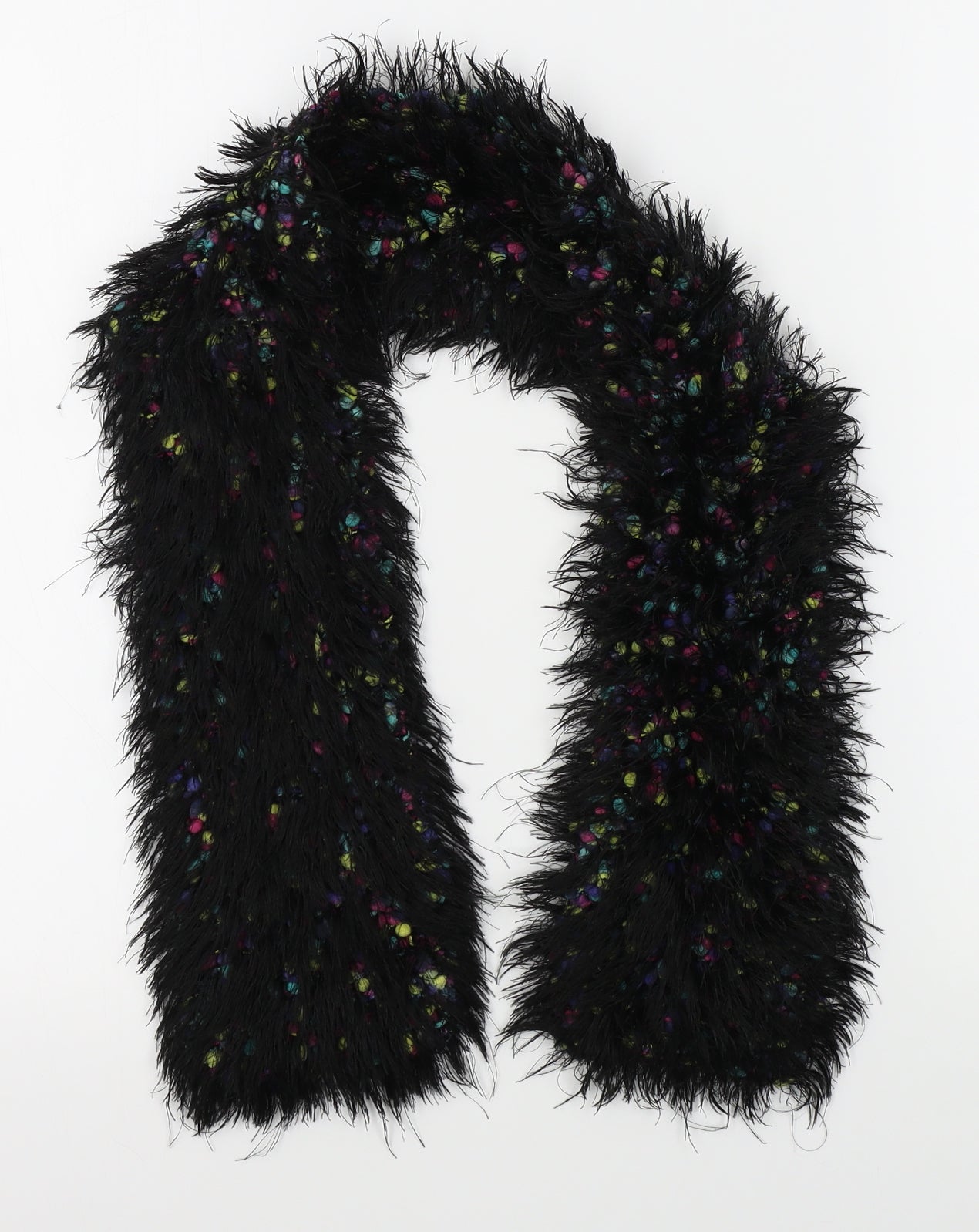 Preworn Womens Black Scarf