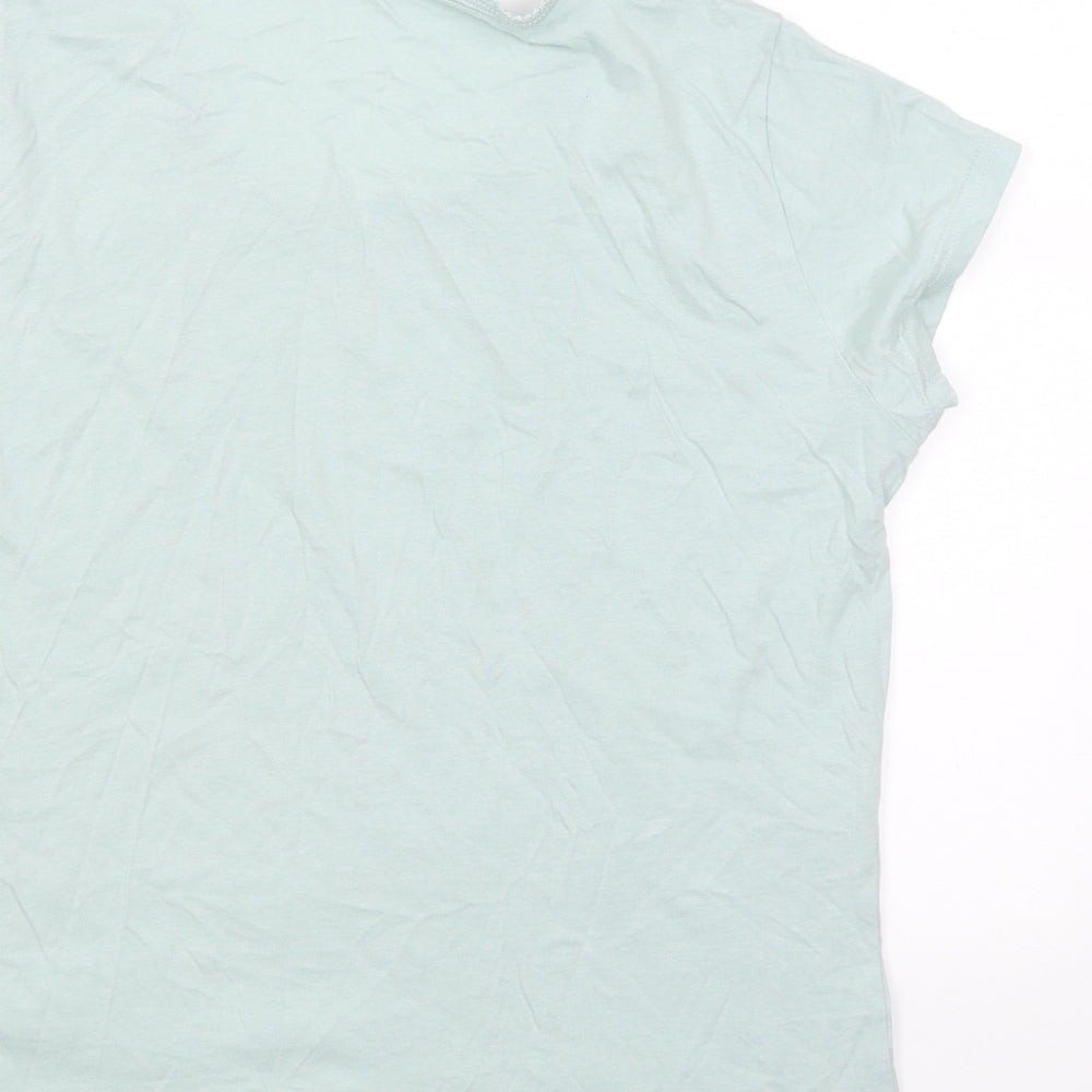 M&S Womens Green Basic Blouse Size 12