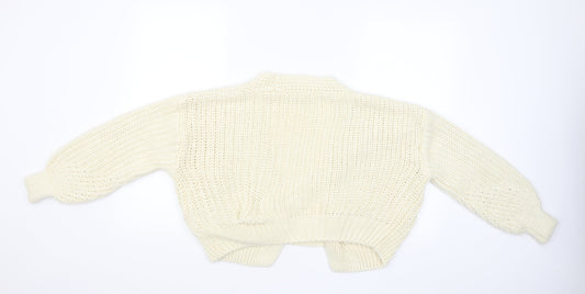 Topshop Womens Beige Cardigan Jumper Size XS