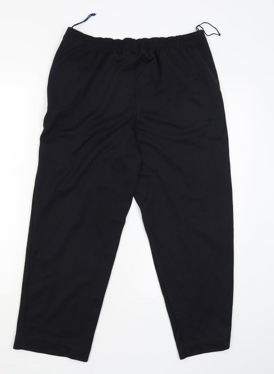 Preworn Womens Blue Capri Trousers Size 14 L22 in