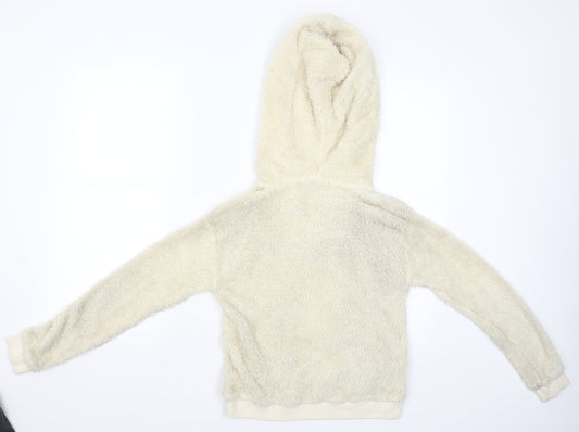 FOREVER 21 Womens Beige Pullover Hoodie Size S