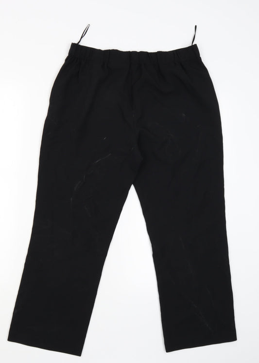Preworn Womens Black Jegging Trousers Size 12 L23 in