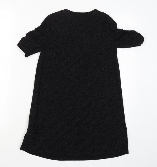NEXT Girls Black Basic Blouse Size 10 Years