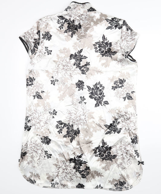 Intrigue Womens White Floral Pencil Dress Size 12