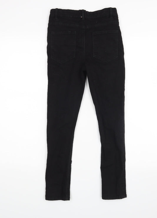 Studio Denim Girls Black Skinny Jeans Size 10-11 Years