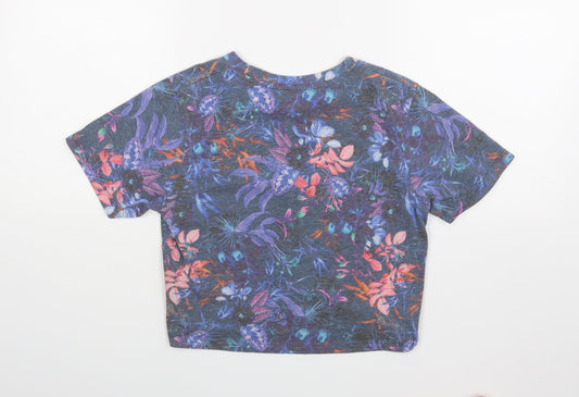 Hype Girls Multicoloured Floral Pullover T-Shirt Size 13 Years