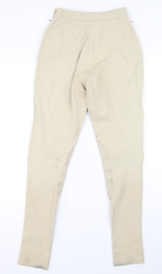 Preworn Womens Beige Trousers Size 23 in L29 in