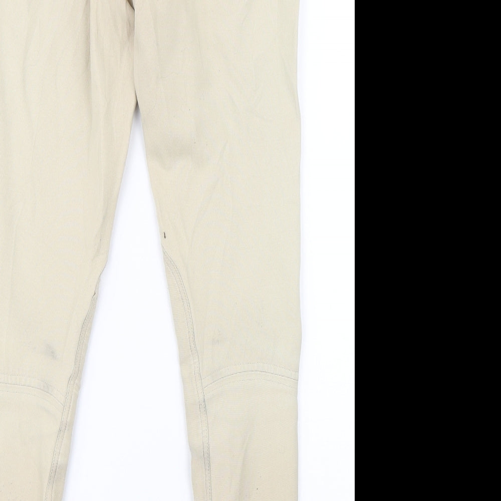 Preworn Womens Beige Trousers Size 23 in L29 in
