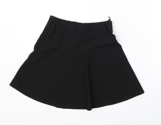 George Girls Black Skater Skirt Size 7-8 Years