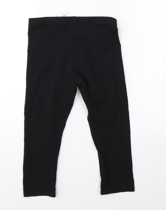Primark Girls Black Jogger Trousers Size 11-12 Years