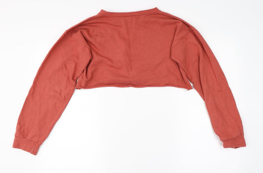 New Look Womens Orange Shrug Jumper Size 6