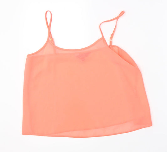 New Look Girls Orange Basic Blouse Size 12-13 Years