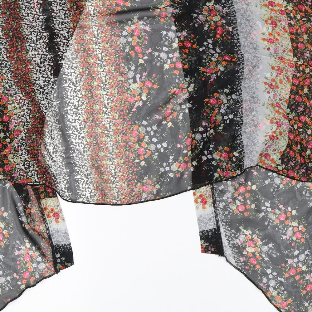 NEXT Girls Multicoloured Floral Cardigan Jumper Size 12 Years