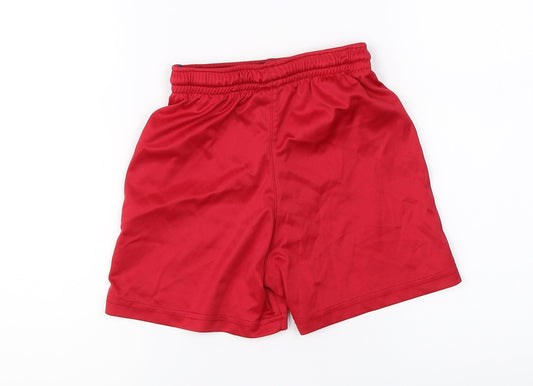 FCB Boys Red Shorts Size 6 Years - FCB